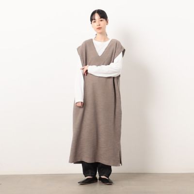 ＜COMME CA ISM (Women)＞【セットアイテム】ツイードジャカード　ワンピース＋長袖Ｔシャツ（５２３４ＯＥ７１）