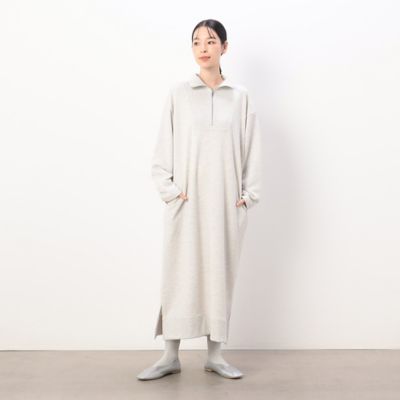 スウェット　ハーフジップ　ワンピース（５２３４ＯＧ７０）
