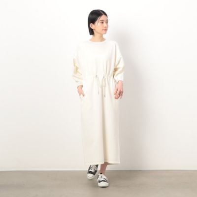 ＜三越伊勢丹/公式＞ COMME CA ISM (Women)/コムサ イズム ボリュームスリーブ ウエストマークワンピース シロ ワンピース・ドレス【三越伊勢丹/公式】