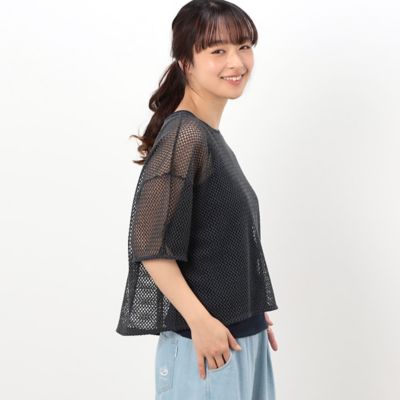 【セットアイテム】メッシュプルオーバー＋ワンピース（５２３４ＯＧ７２）