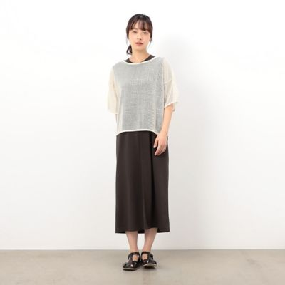 【セットアイテム】メッシュプルオーバー＋ワンピース（５２３４ＯＧ７２）