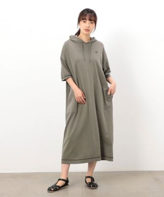 ＜COMME CA ISM (Women)＞ピグメント　ビックパーカーワンピース（５２３４ＯＧ７４）