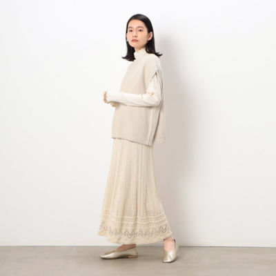 透かし編みニットスカート（５２５０ＦＣ７１） | ファッション・服