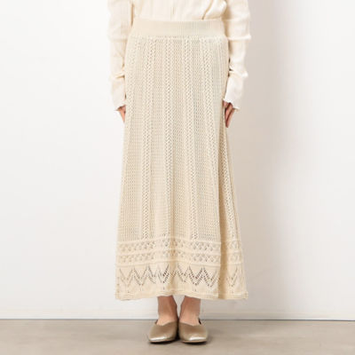 透かし編みニットスカート（５２５０ＦＣ７１） | ファッション・服
