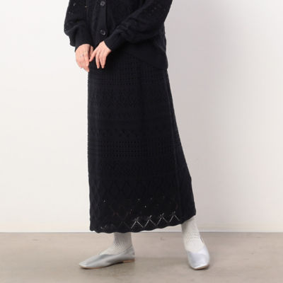 透かし編みニットスカート（５２５０ＦＧ７１） | ファッション・服 ...