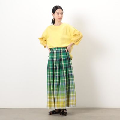 グラデーションチェックスカート（５２５０ＦＧ７３）