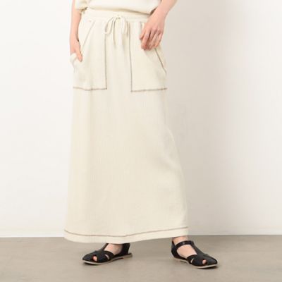 ＜COMME CA ISM (Women)＞ワッフルピグメント　スカート　／　セットアップ対応（５２５０ＦＧ７５）