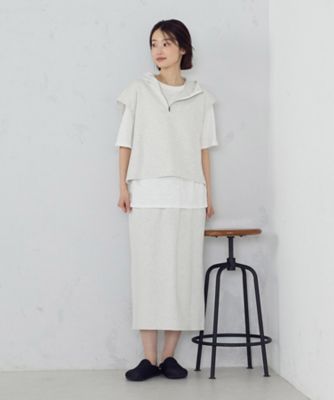 裏毛ナロースカート／セットアップ対応（5250FO72） | COMME