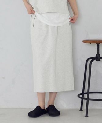 裏毛ナロースカート／セットアップ対応（5250FO72） | COMME