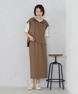 裏毛ナロースカート／セットアップ対応（5250FO72） | COMME