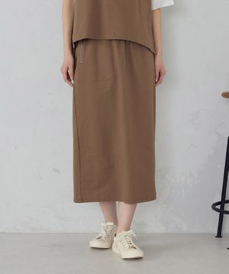 裏毛ナロースカート／セットアップ対応（5250FO72） | COMME