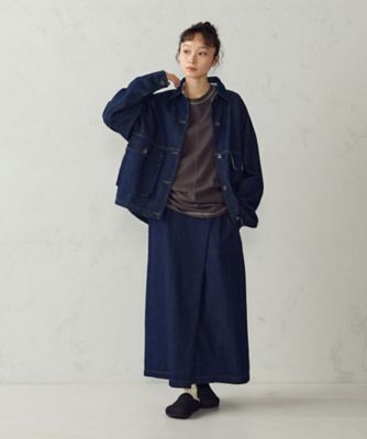 ラップ風 デニムスカート（5250FQ70） | COMME CA ISM (Women