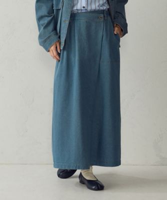 ラップ風 デニムスカート（5250FQ70） | COMME CA ISM (Women