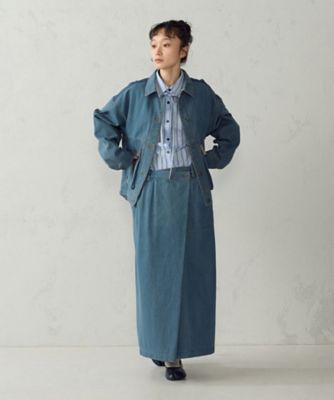 ラップ風 デニムスカート（5250FQ70） | COMME CA ISM (Women