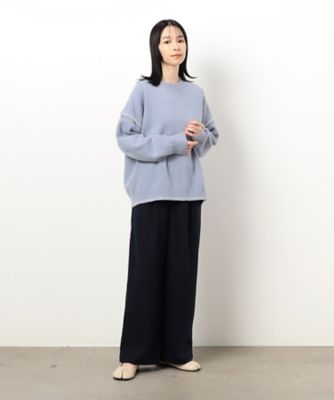 ストレッチツイル　ワイドパンツ（５２５２ＰＩ７７）