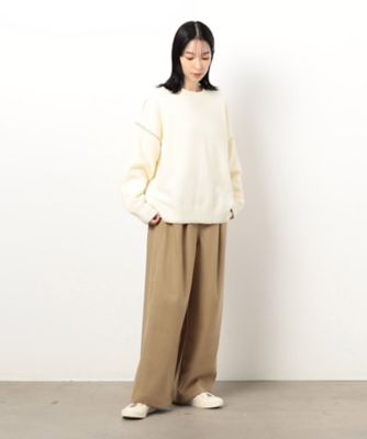 ストレッチツイル　ワイドパンツ（５２５２ＰＩ７７）
