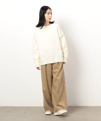 ストレッチツイル　ワイドパンツ（５２５２ＰＩ７７）
