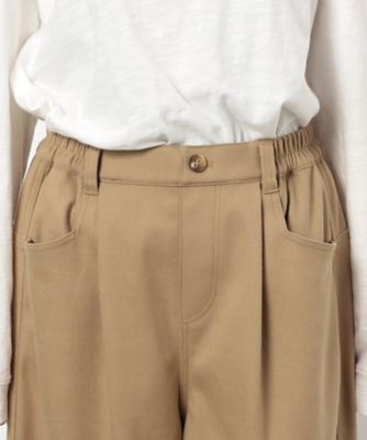 ストレッチツイル　ワイドパンツ（５２５２ＰＩ７７）