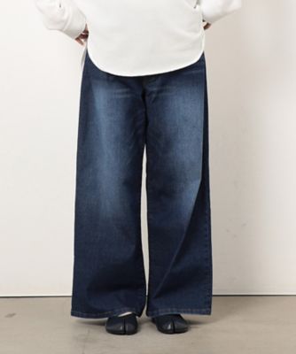 ＜COMME CA ISM (Women)＞ストレッチデニムワイドパンツ（５２５２ＰＫ７９）