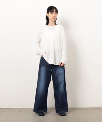 ストレッチデニムワイドパンツ（５２５２ＰＫ７９）