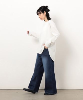 ストレッチデニムワイドパンツ（５２５２ＰＫ７９）