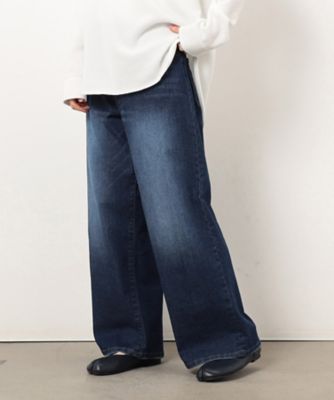 ストレッチデニムワイドパンツ（５２５２ＰＫ７９）
