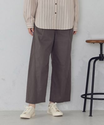 ＜COMME CA ISM (Women)＞コットンヴィンテージストレッチ　カービーパンツ（５２５２ＰＯ７３）