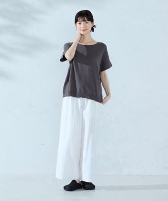 シャンブレー ワイドストライプパンツ（5252PO75） | COMME CA