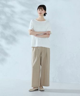 シャンブレー ワイドストライプパンツ（5252PO75） | COMME CA