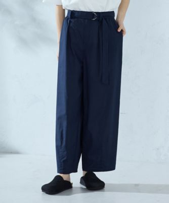 コットンリネンベルト付きパンツ／セットアップ対応（5252PO76
