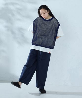 コットンリネンベルト付きパンツ／セットアップ対応（5252PO76