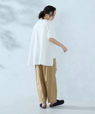 コットンリネンベルト付きパンツ／セットアップ対応（5252PO76