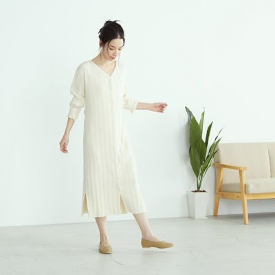 一部店舗限定 ３ｗａｙ ランダムリブ ロングカーデ ワンピース ５２５６ｃｐ７０ 三越伊勢丹オンラインストア 公式