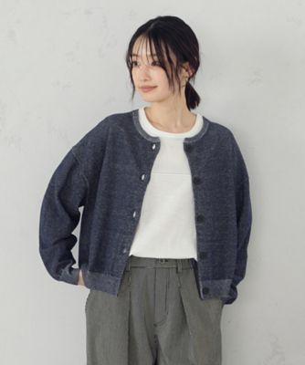 コットンリネンニットカーディガン（5257KK73） | COMME