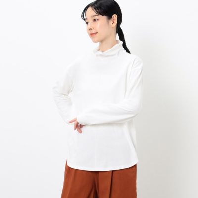 ＜COMME CA ISM (Women)＞ハイネック　長袖Ｔシャツ（５２６８ＣＡ７７）