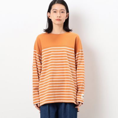 ボーダー切替ロングスリーブビッグＴシャツ（５２６８ＣＣ７３）