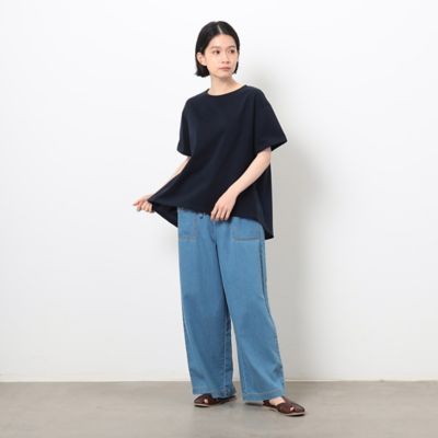 バック　ギャザー　フレア　Ｔシャツ（５２６８ＣＣ８３）