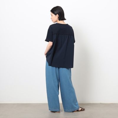 バック　ギャザー　フレア　Ｔシャツ（５２６８ＣＣ８３）