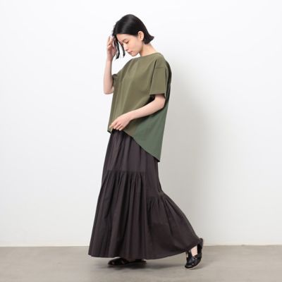 バック　ギャザー　フレア　Ｔシャツ（５２６８ＣＣ８３）