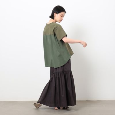 バック　ギャザー　フレア　Ｔシャツ（５２６８ＣＣ８３）