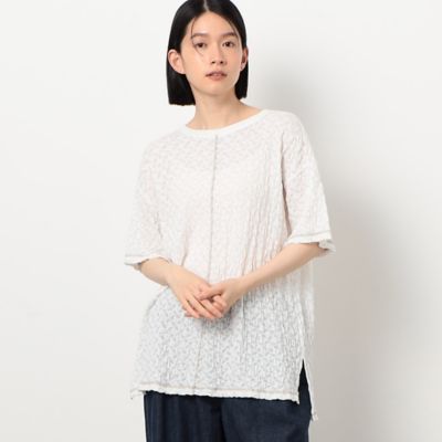 ＜COMME CA ISM (Women)＞シアークラッシュ　ジャガード　チュニック（５２６８ＣＣ８７）