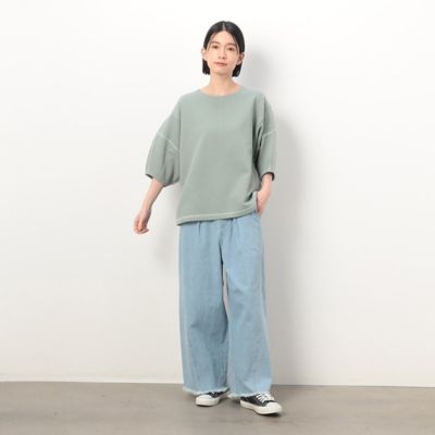 ランタンスリーブ　半袖プルオーバー（５２６８ＣＧ７７）