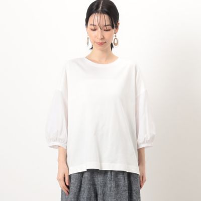 ボリュームスリーブ　Ｔシャツ（５２６８ＣＧ８２）