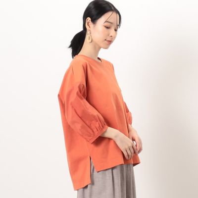 ボリュームスリーブ　Ｔシャツ（５２６８ＣＧ８２）
