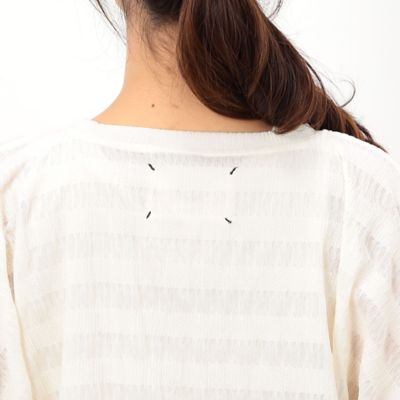 シアーボーダー　ドルマンスリーブＴシャツ（５２６８ＣＧ８３）