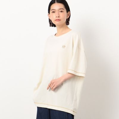 ＜COMME CA ISM (Women)＞ピグメントＴシャツ（５２６８ＣＧ８６）