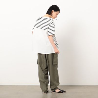 ボーダー　バックフレアＴシャツ（５２６８ＣＧ８８）