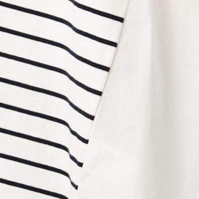 ボーダー　バックフレアＴシャツ（５２６８ＣＧ８８）