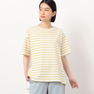 ボーダー　バックフレアＴシャツ（５２６８ＣＧ８８）