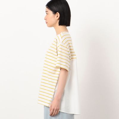 ボーダー　バックフレアＴシャツ（５２６８ＣＧ８８）
